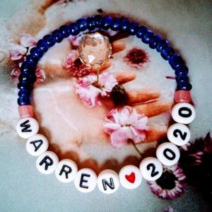 Elizabeth Warren 2020 Bead Bracelet